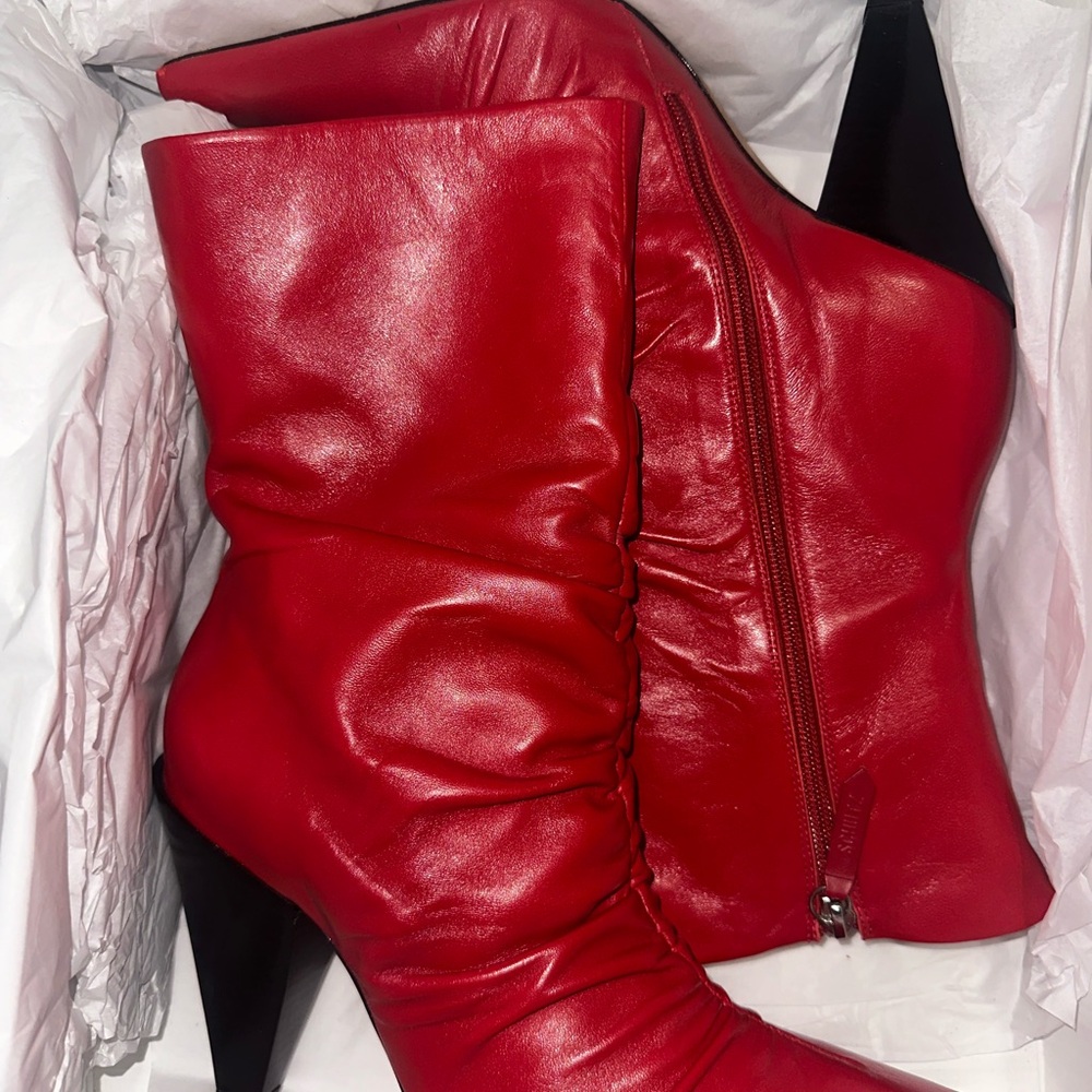 SCHUTZ LYNN Boots… Slouchy Design and Pointed Toe - Picture 6 of 7